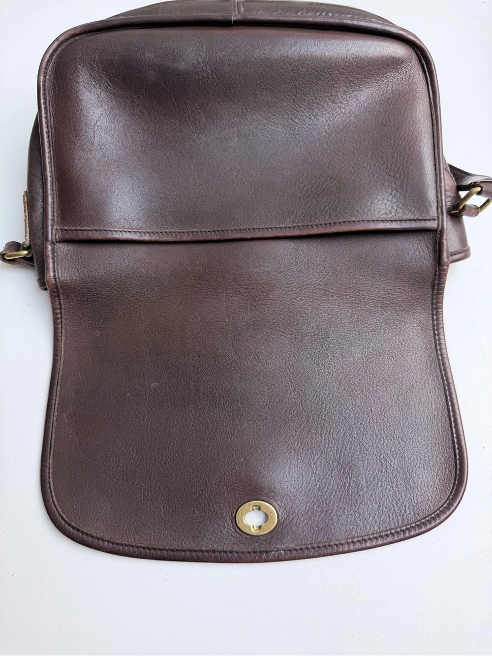 Vintage Coach 9790 City Leather Bag Crossbody Chocolate Brown